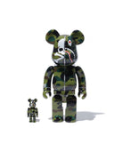 Bape x MMJ Bearbrick Green 100% one-kickz