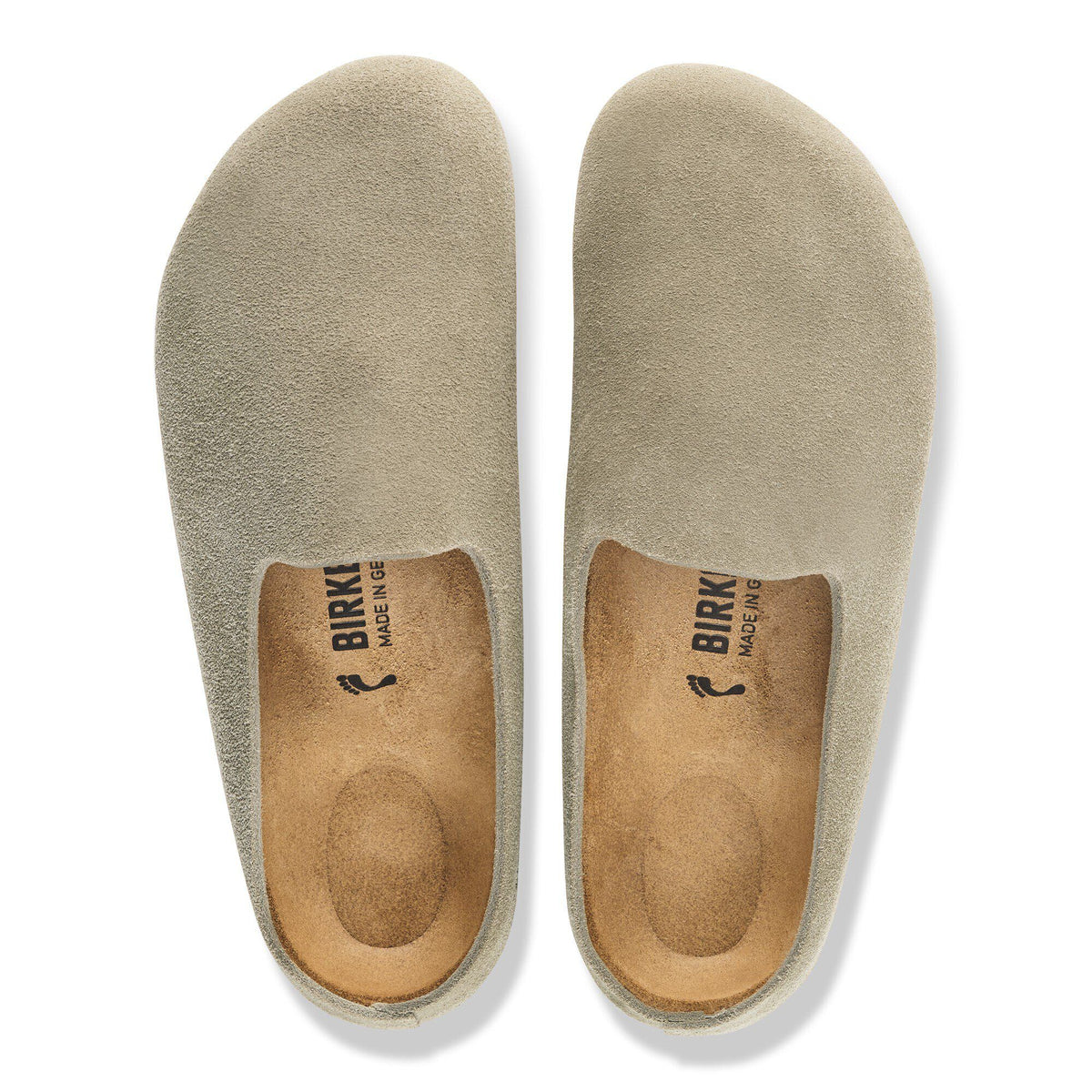 Birkenstock Amsterdam Wrapped Suede Leather Taupe