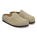Birkenstock Amsterdam Wrapped Suede Leather Taupe