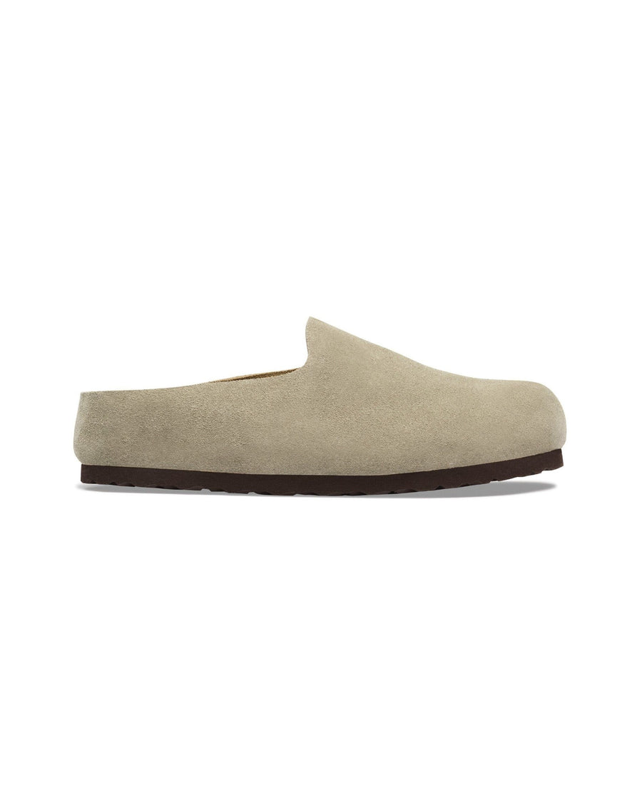 Birkenstock Amsterdam Wrapped Suede Leather Taupe