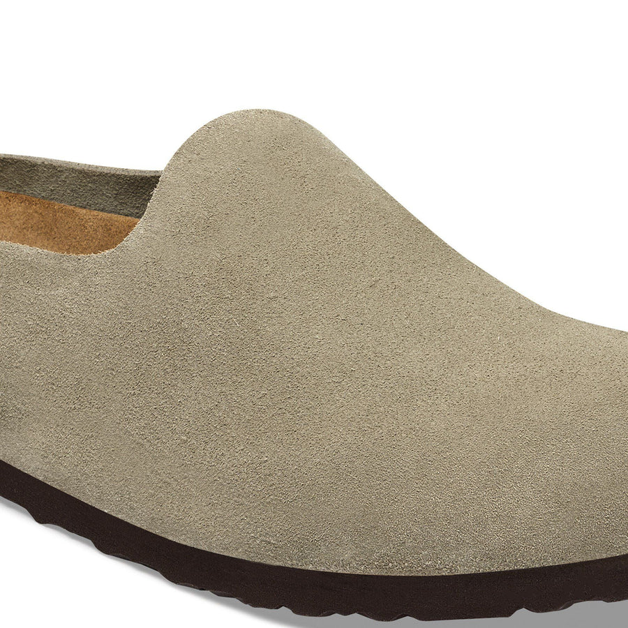 Birkenstock Amsterdam Wrapped Suede Leather Taupe