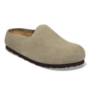 Birkenstock Amsterdam Wrapped Suede Leather Taupe