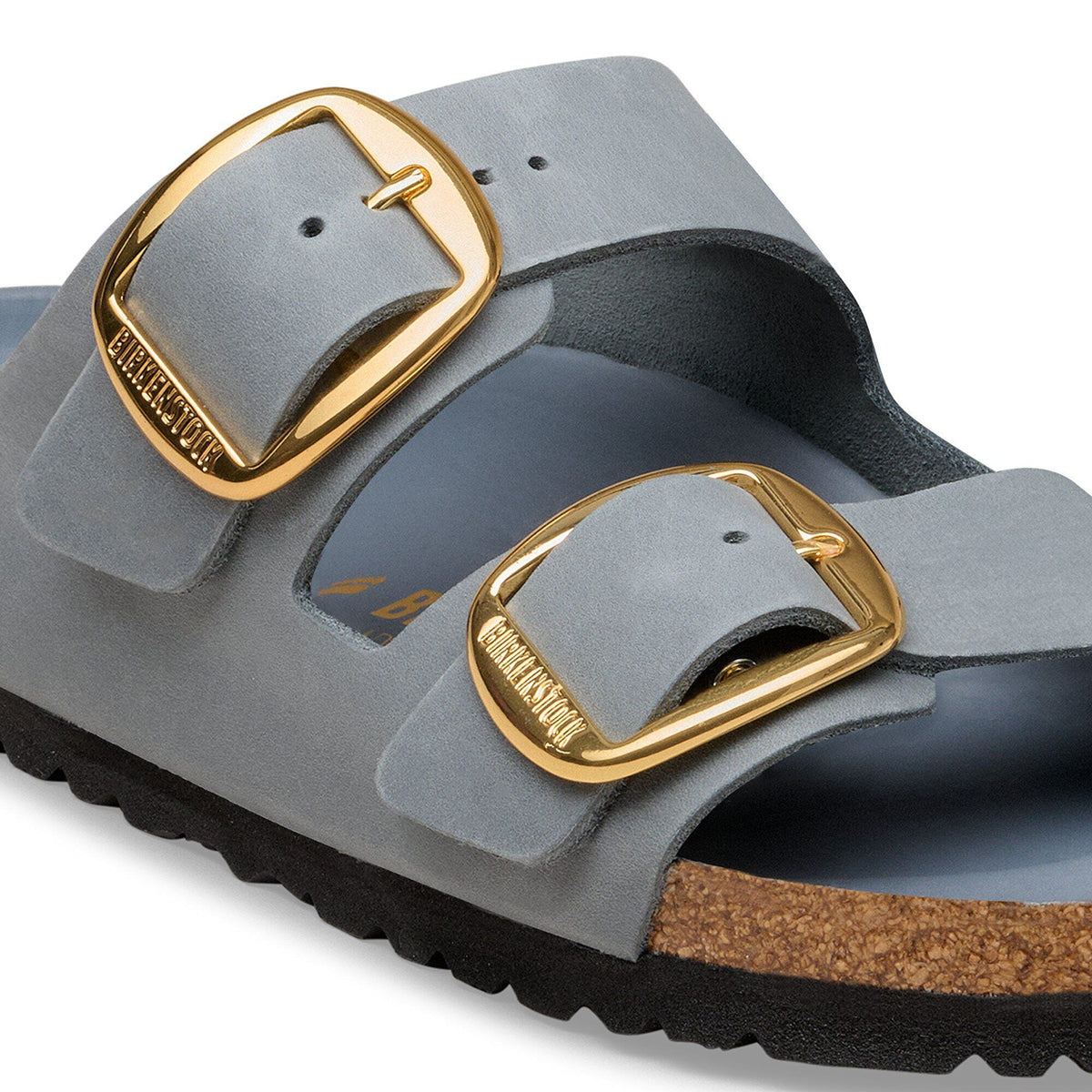 Birkenstock Arizona Big Buckle Natural Leather Oiled Basalt Gray