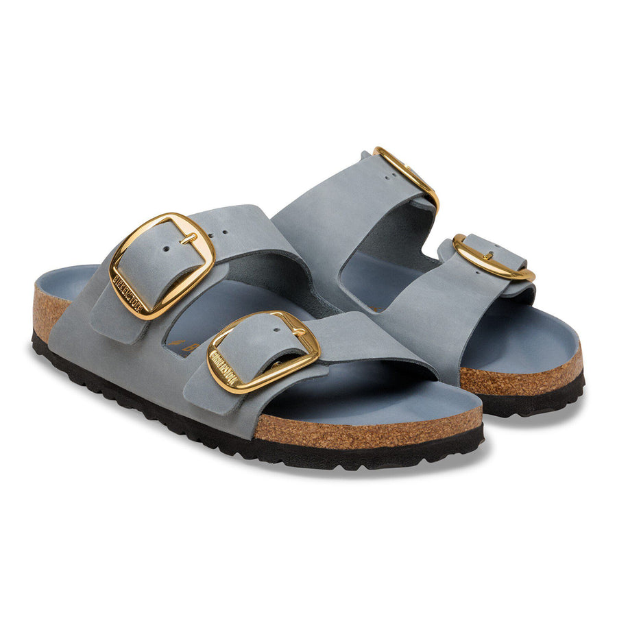 Birkenstock Arizona Big Buckle Natural Leather Oiled Basalt Gray
