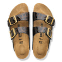 Birkenstock Arizona Natural Leather Black Emboss