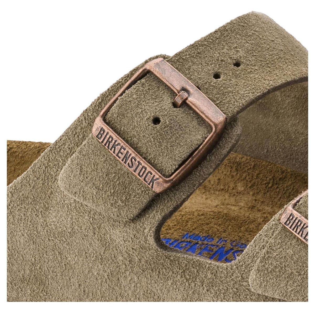 Birkenstock Arizona Soft Footbed Suede Leather Taupe