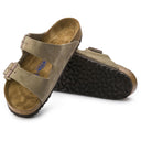 Birkenstock Arizona Soft Footbed Suede Leather Taupe one-kickz
