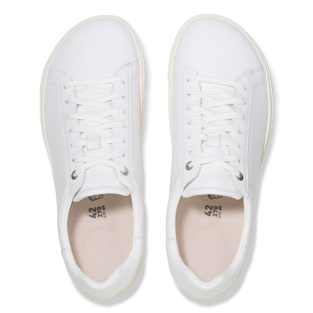 Birkenstock Bend Low Natural Leather White