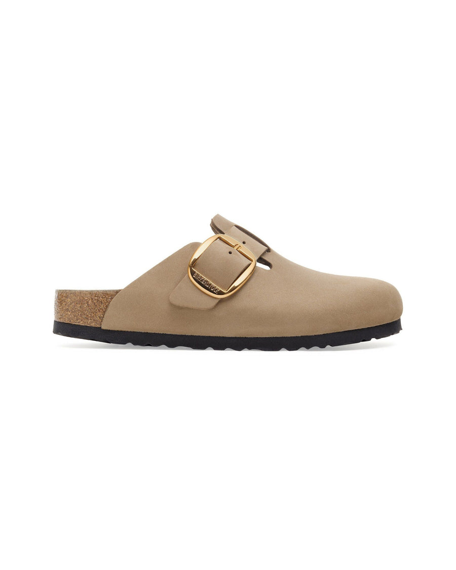 Birkenstock Boston Big Buckle Natural Leather Oiled Tobacco Brown
