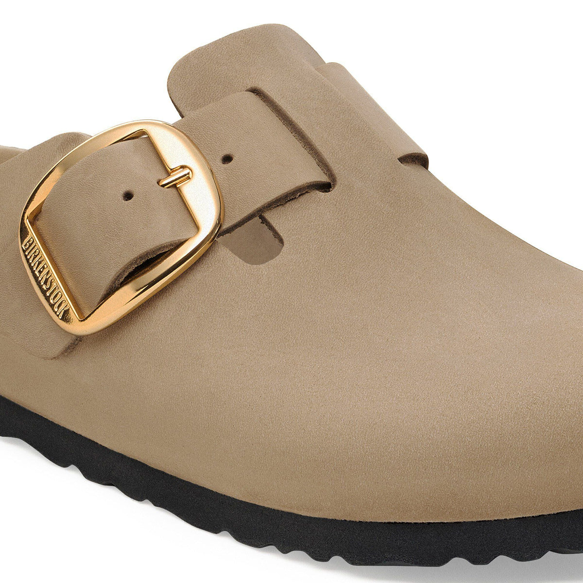 Birkenstock Boston Big Buckle Natural Leather Oiled Tobacco Brown