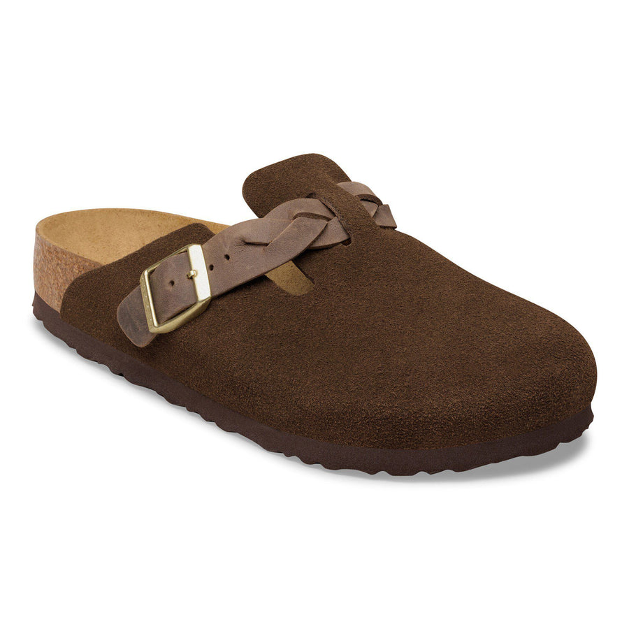 Birkenstock Boston Braided Suede Leather Carafe