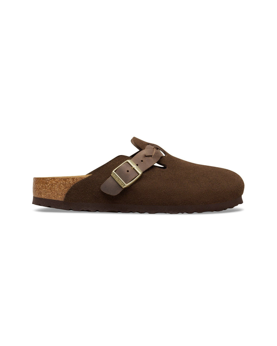 Birkenstock Boston Braided Suede Leather Carafe