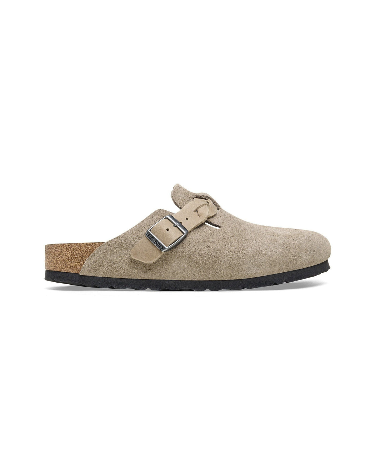Birkenstock Boston Braided Suede Leather Taupe