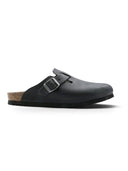 Birkenstock Boston Nubuck Oiled Black one-kickz