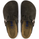 Birkenstock Boston Soft Footbed Suede Leather Mocha