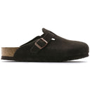Birkenstock Boston Soft Footbed Suede Leather Mocha