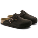 Birkenstock Boston Soft Footbed Suede Leather Mocha