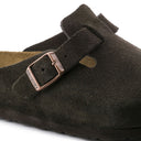 Birkenstock Boston Soft Footbed Suede Leather Mocha