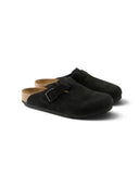 Birkenstock Boston Velour Leather Black