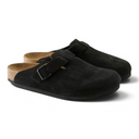 Birkenstock Boston Velour Leather Black one-kickz