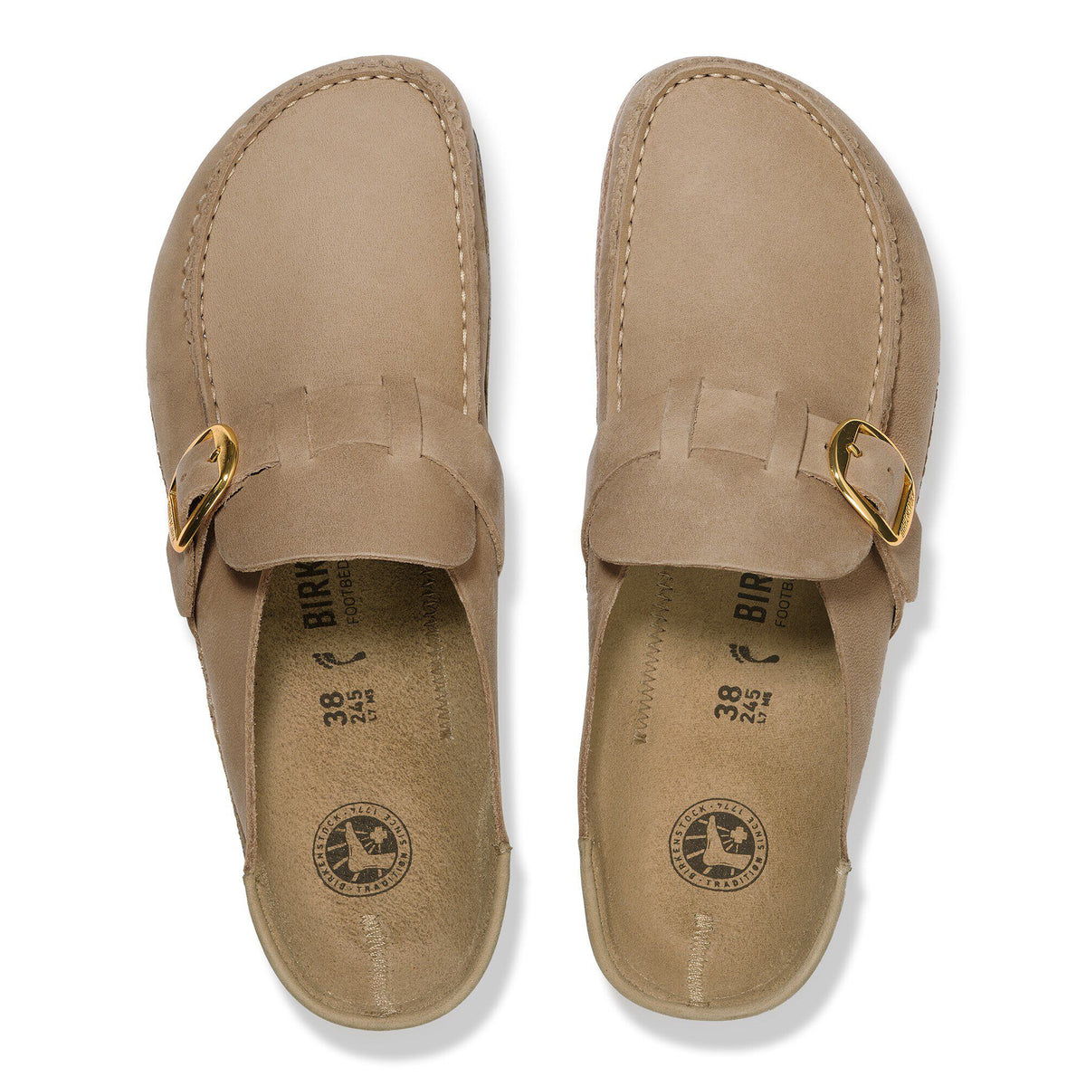 Birkenstock Buckley Natural Leather Oiled Tobacco Brown