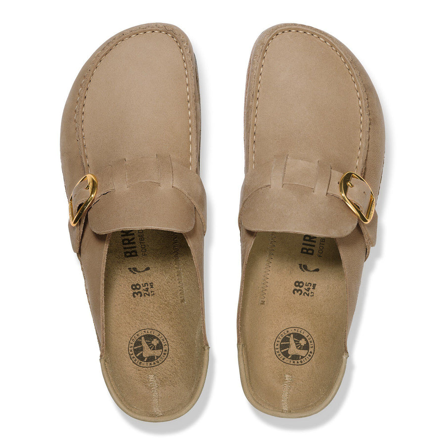 Birkenstock Buckley Natural Leather Oiled Tobacco Brown