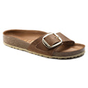 Birkenstock Madrid Big Buckle Natural Leather Oiled Cognac