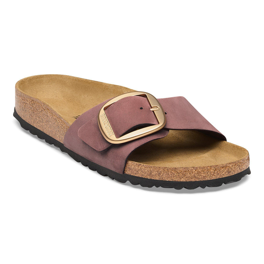 Birkenstock Madrid Big Buckle Nubuck Leather Pepper
