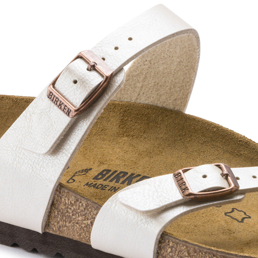 Birkenstock Mayari Birko-Flor Graceful Pearl White