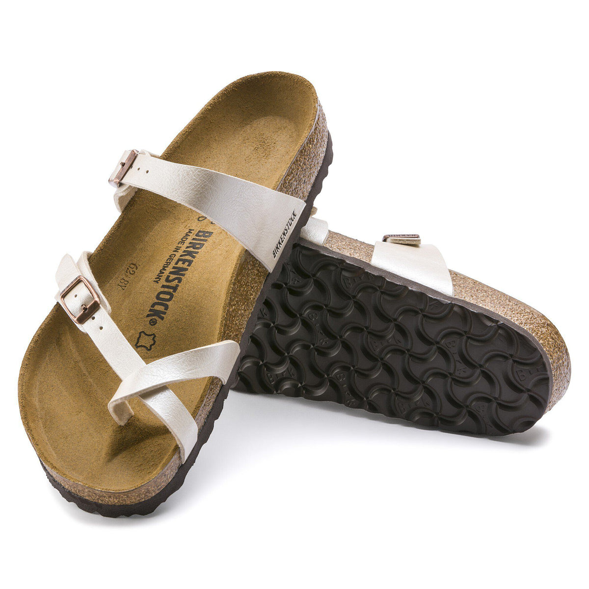 Birkenstock Mayari Birko-Flor Graceful Pearl White