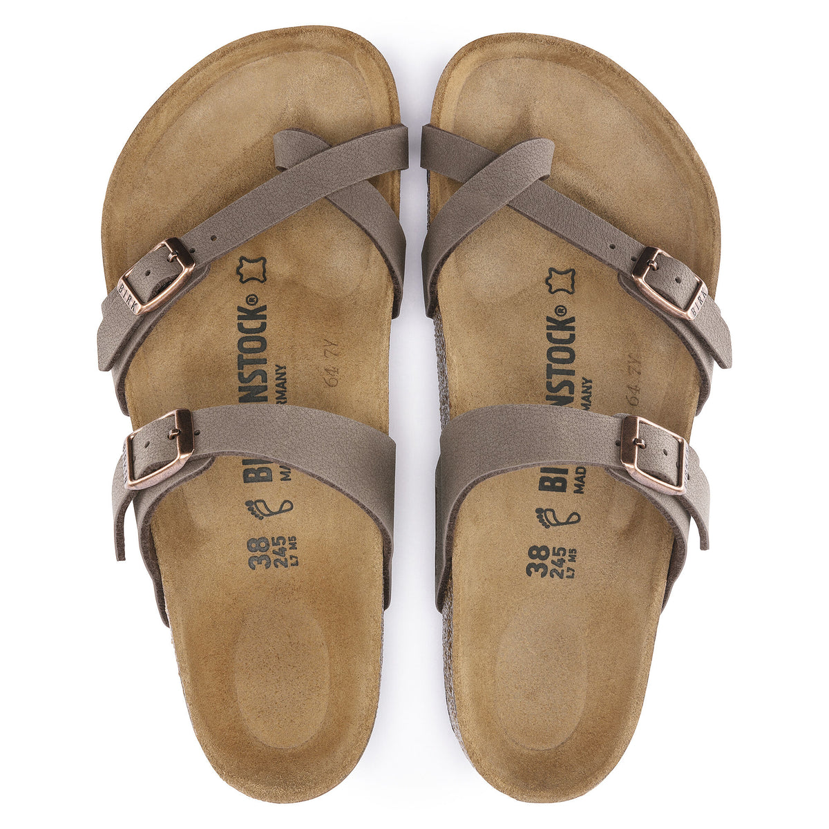 Birkenstock Mayari Birko-Flor Nubuck Mocha