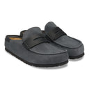 Birkenstock Naples Wrapped Mixed Leather Charcoal