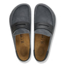 Birkenstock Naples Wrapped Mixed Leather Charcoal