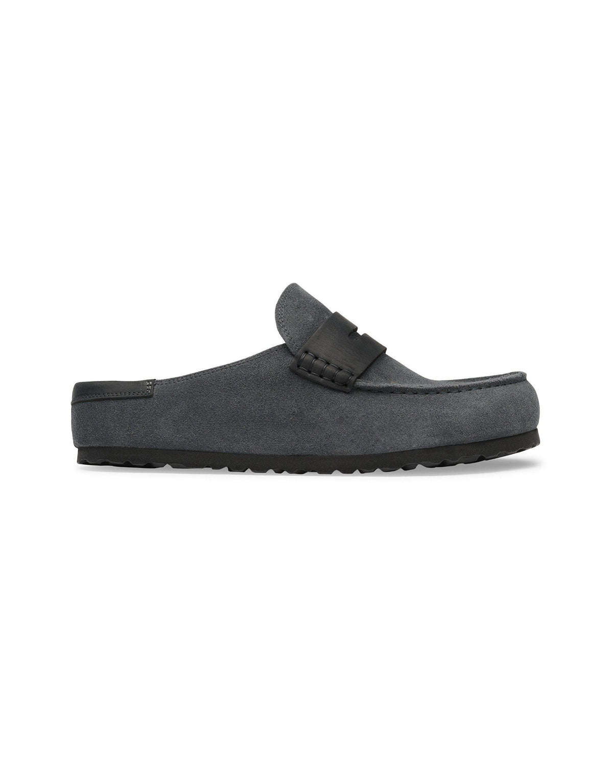 Birkenstock Naples Wrapped Mixed Leather Charcoal