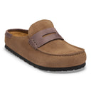 Birkenstock Naples Wrapped Mixed Leather Dark Tea