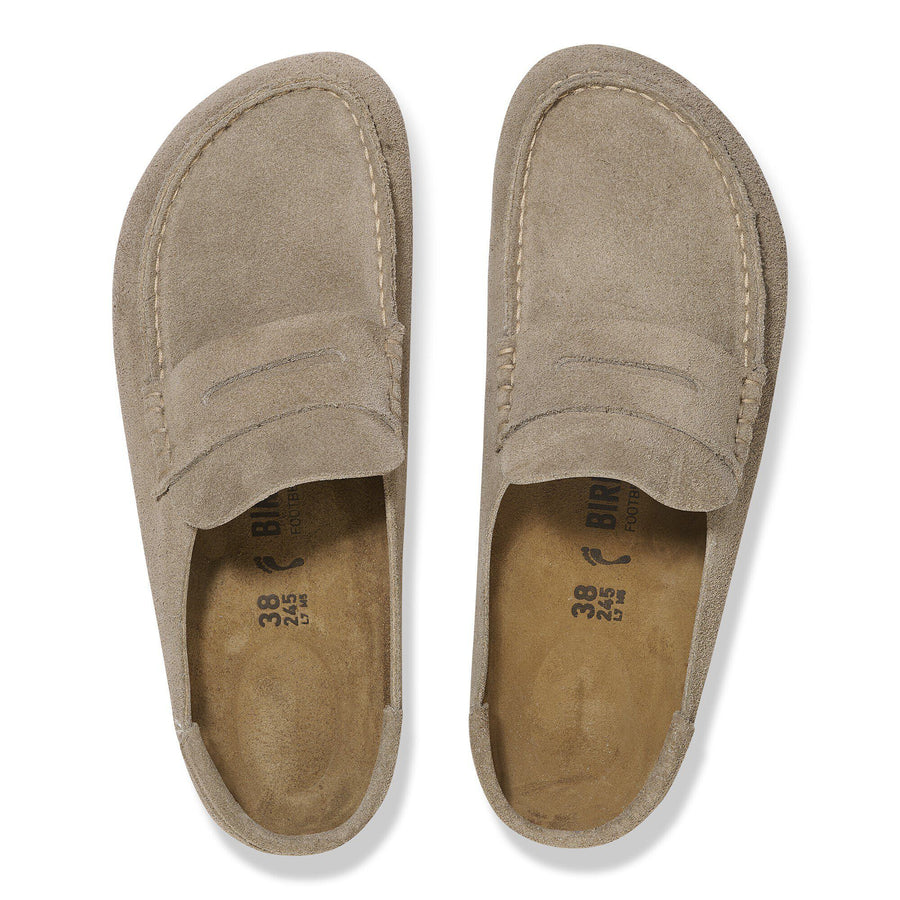 Birkenstock Naples Wrapped Suede Leather Taupe