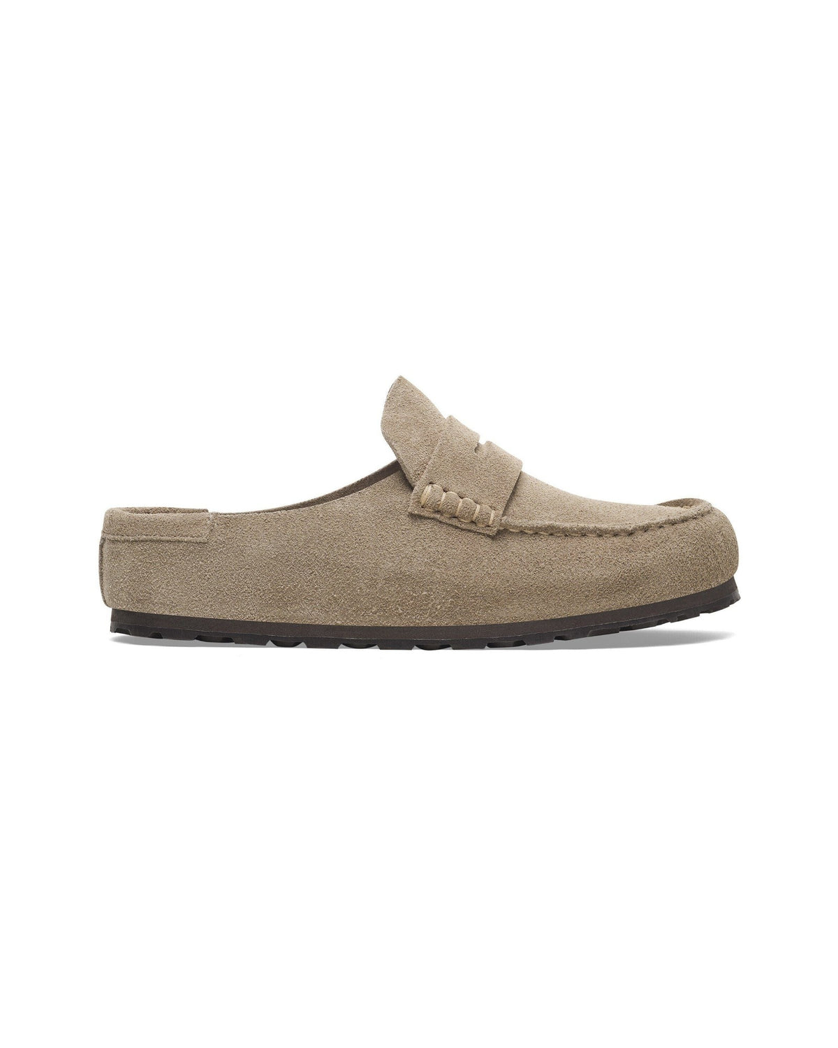 Birkenstock Naples Wrapped Suede Leather Taupe