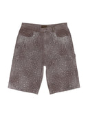 Birth Of A Royal Child Redial Diamonds Jorts Brown one-kickz