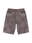 Birth Of A Royal Child Redial Diamonds Jorts Brown one-kickz