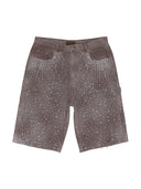 Birth Of A Royal Child Redial Diamonds Jorts Brown one-kickz