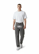 CORTEIZ ISLAND BAGGY JEANS LIGHT GREY one-kickz