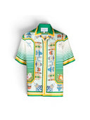 CasaBlanca Building Shirt Green one-kickz