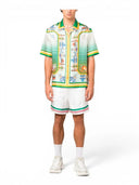CasaBlanca Building Shirt Green one-kickz