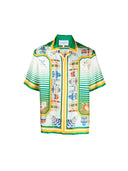 CasaBlanca Building Shirt Green one-kickz