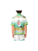 CasaBlanca Building Shirt Green one-kickz