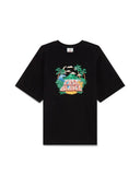 Casablanca Beach Wave Black T-Shirt one-kickz