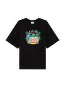 Casablanca Beach Wave Black T-Shirt one-kickz