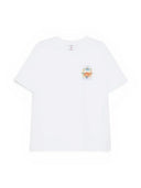 Casablanca Flower Court White T-Shirt one-kickz