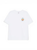 Casablanca Flower Court White T-Shirt one-kickz