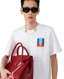 Casablanca Gradient White Tee one-kickz